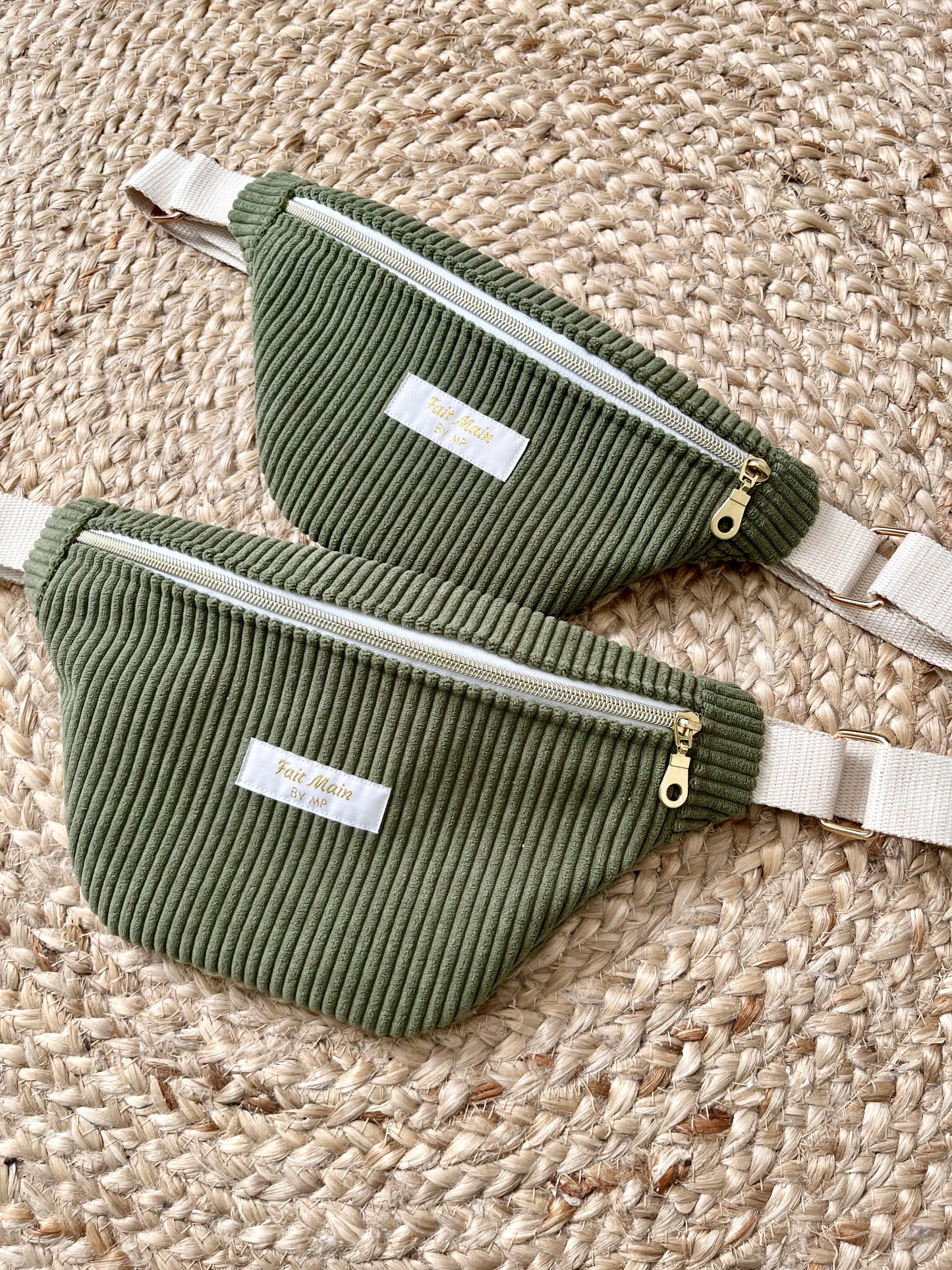 Sacs banane parent/enfant Kaki