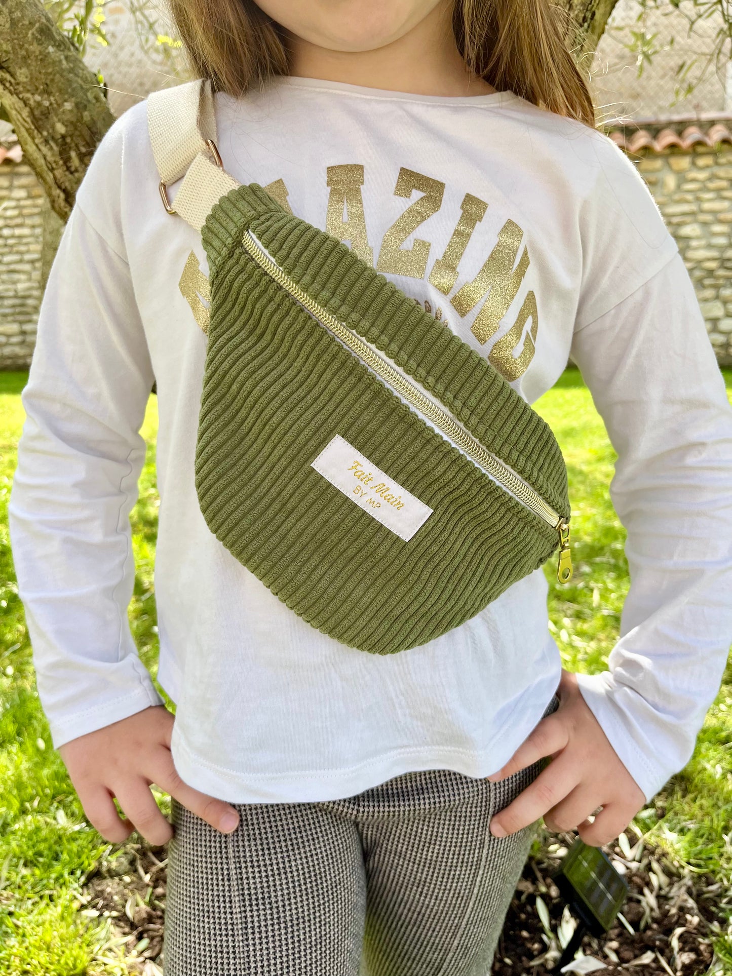 Sacs banane parent/enfant Kaki