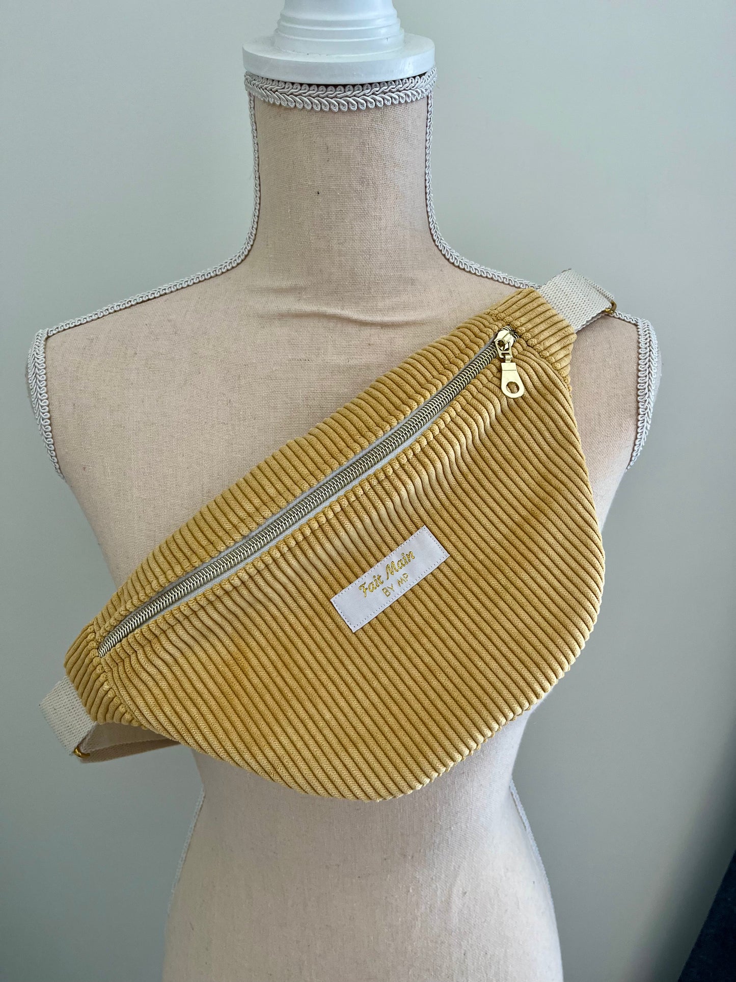 Sacs banane parent/enfant Jaune pastel