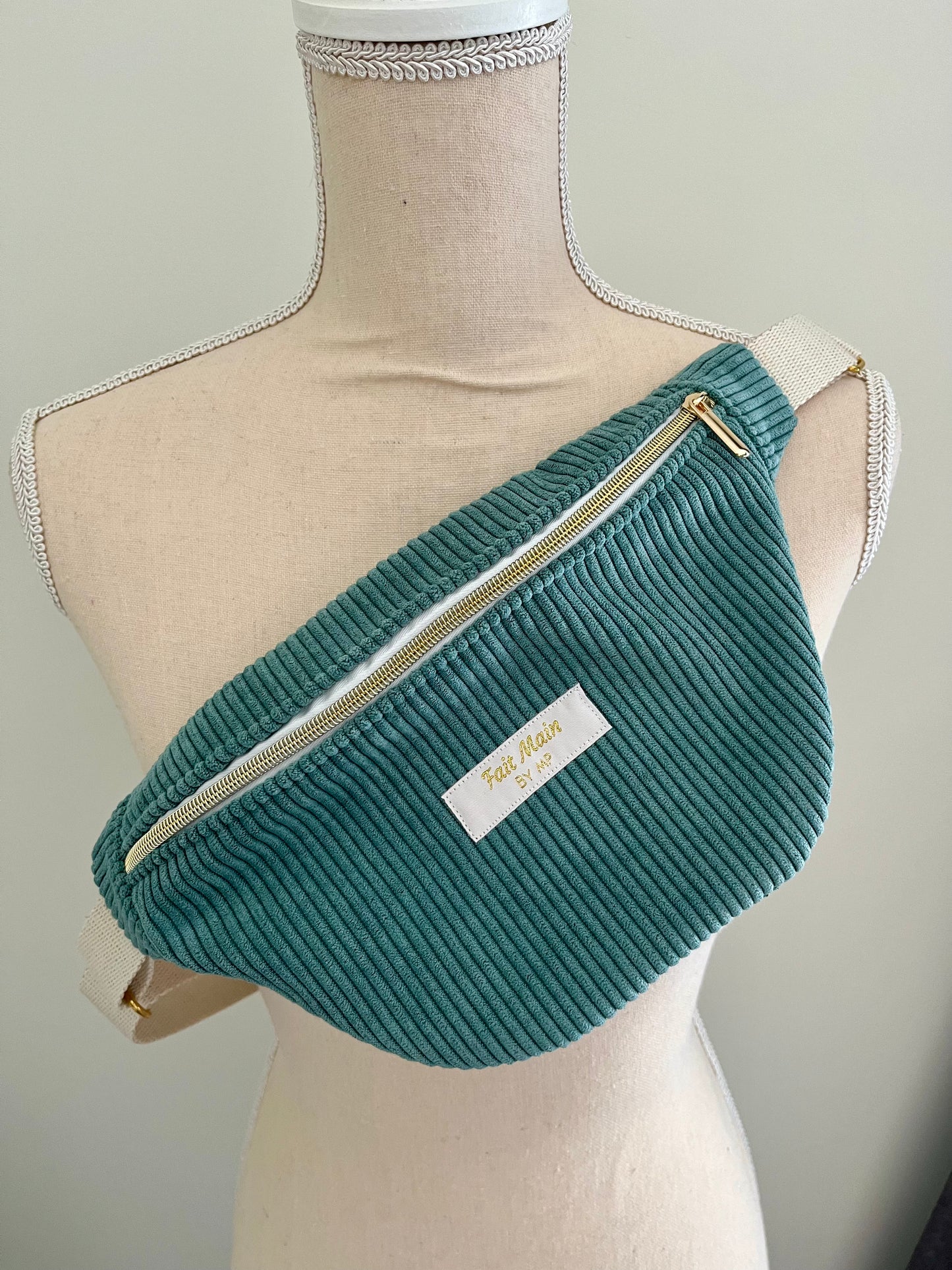 Sacs banane parent/enfant Vert d'eau